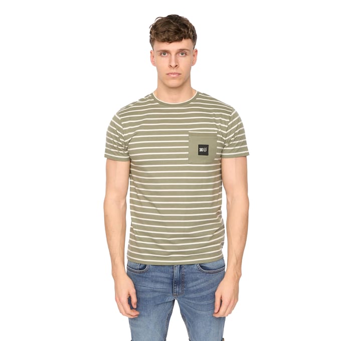 Duck and Cover Heren Danversity T-shirt (Olijf)