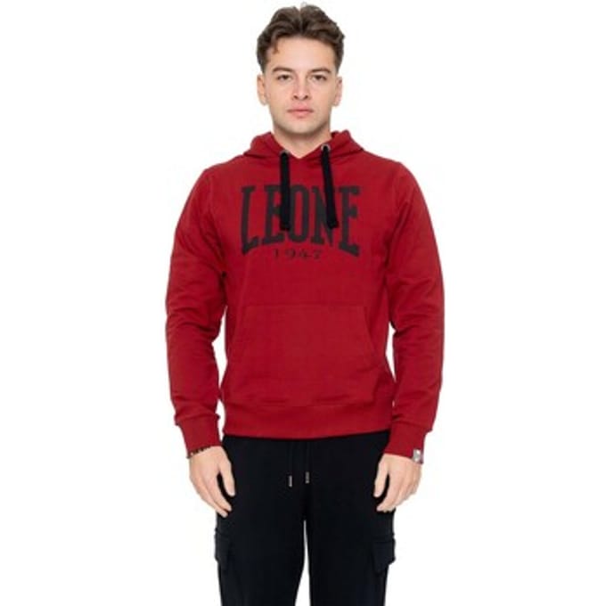 Fleece Jack Leone 1947 Man Hoody Big Logo