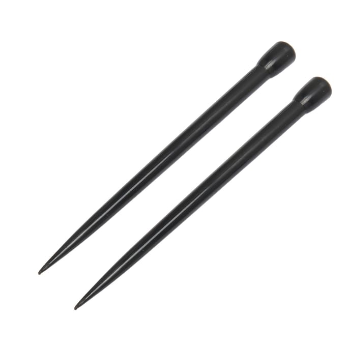2 stuks Dreadlock Interlocking Tool DIY Ergonomische Handgreep Lichtgewicht Haarstokjes Haarflechten Tools voor Kapsels black