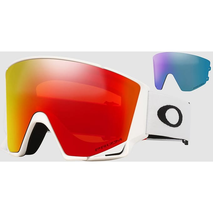Oakley Flow Scape L Matte White +Bonus Lens Goggle wit