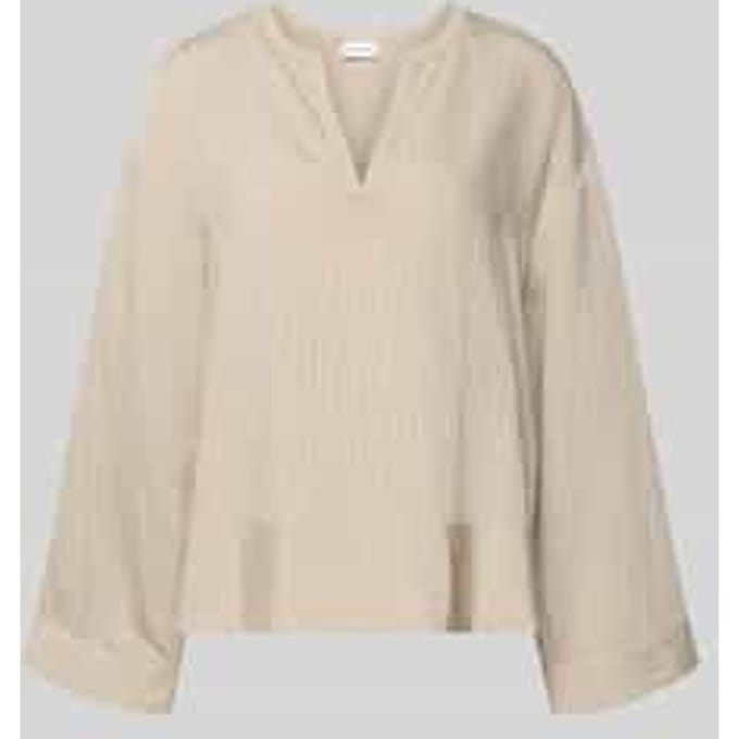 Comma  Blouses Grey/black Maat: 38 | Longsleeves Outlet | Dames | Grijs