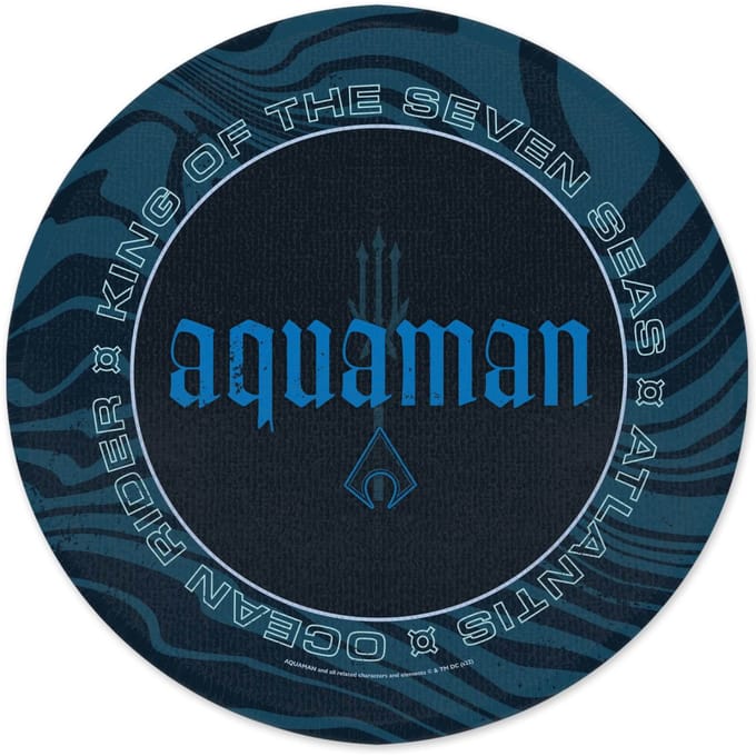 Aquaman Ocean Raider Round Bath Mat