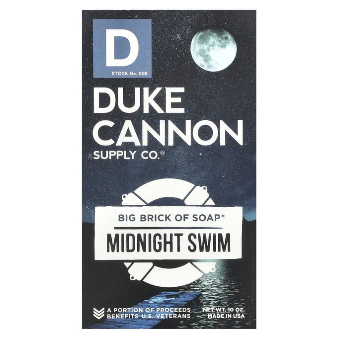 Duke Cannon Supply Co., Grosse Brique de Savon®, Midnight Sweet, 10 oz. black