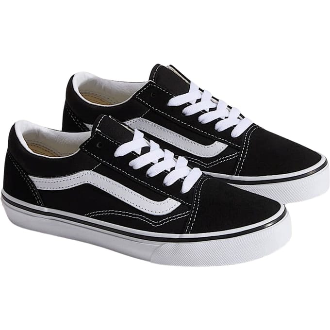 Vans Old Skool Kindersneakers - Wit - Maat 35 - Canvas