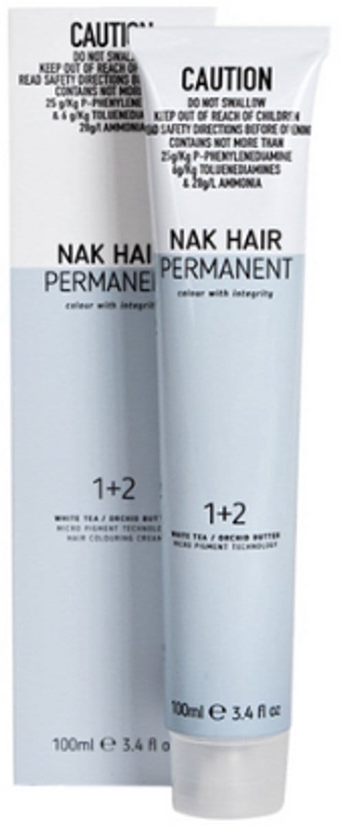 NAK HAIR Permanent [COLOURS 7.0 - 12.2, A - Z] 100ml, Various Colours