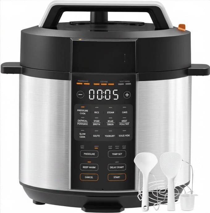 Quvo® Multicooker - Multicookers - Zwart - 32cm x 34cm x 32cm