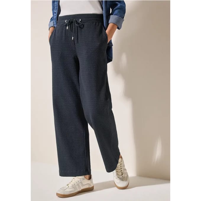 Wide Legs broek met structuur