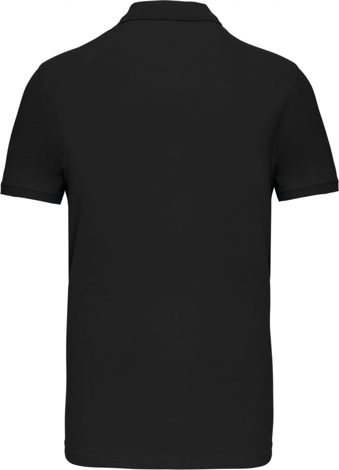 Herenpolo 'Mike' korte mouwen shirt Zwart - M