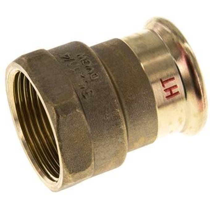 Perskoppeling - 35mm & Rp 1-1/4'' Persmof - Koperlegering