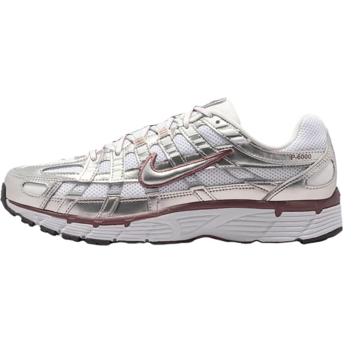 Nike P-6000 Wit Metallic Zilver Dames Sneakers Zwart Tattoo BV1021-110 40.5 gray