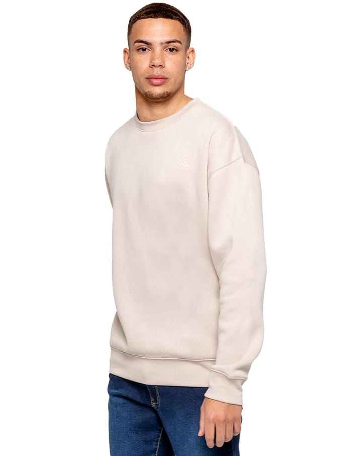 Kruze | Heren oversized sweatshirt met ronde hals
