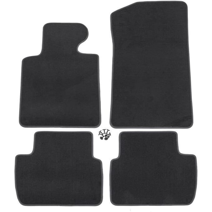 Tapis De Sol De Qualité Supérieure Pour Bmw série 3 E46 M3 1998-2006, Ajustement précis, Renforcé Dans la Zone de la Pédale