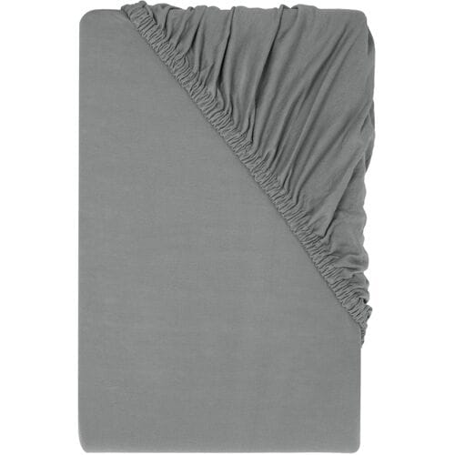 LIVARNO Jersey hoeslaken 90-100 x 200 cm (Grijs)