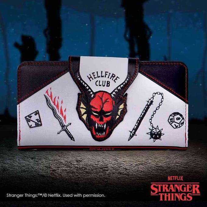 Nemesis Now Stranger Things - Hellfire Club Embossed Dames portemonnee - Multicolours