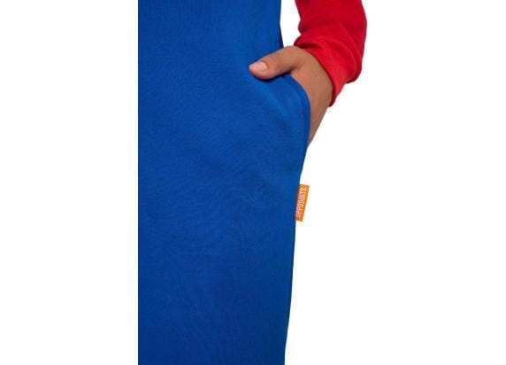 OppoSuits BOYS Mario Onesie - Kids - Verkleedkleding - Chill Pak - Blauw - Maat: L