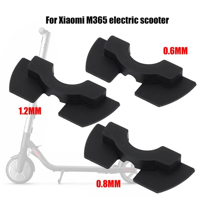 3 stuks / 1 set rubberen schokdempers voor Xiaomi M365 elektrische scooter black
