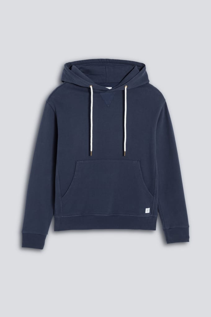 Sweatshirt met hoodie Serie Soft Felpa Blue Nights