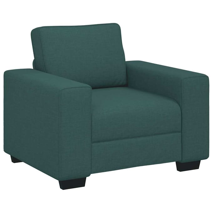 vidaXL - Sofastoel - Donkergroen - 100x77x82 - cm - Stof
