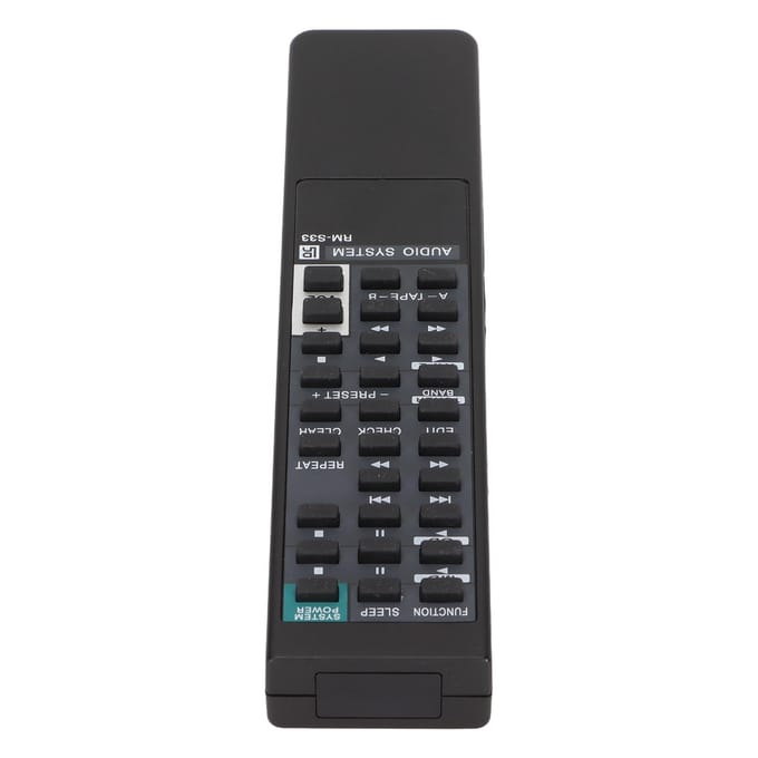 Télécommande RMS33 Télécommande TV Universelle de Remplacement pour Système Audio HCDH801 MHCS30 gray