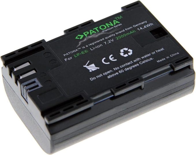 PATONA Premium accu voor Canon LP-E6