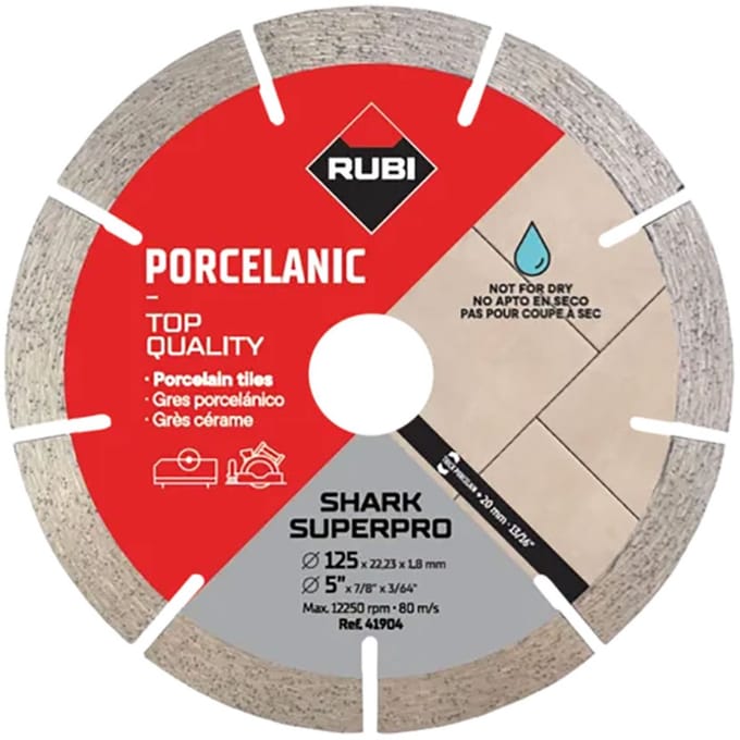 Rubi Diamantzaagblad SHARK SUPERPRO 125 x 22,2 mm - Diamantschijf
