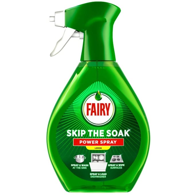 Fairy Skip The Soak Lemon Vetverwijderaar Power Spray - 650 ml