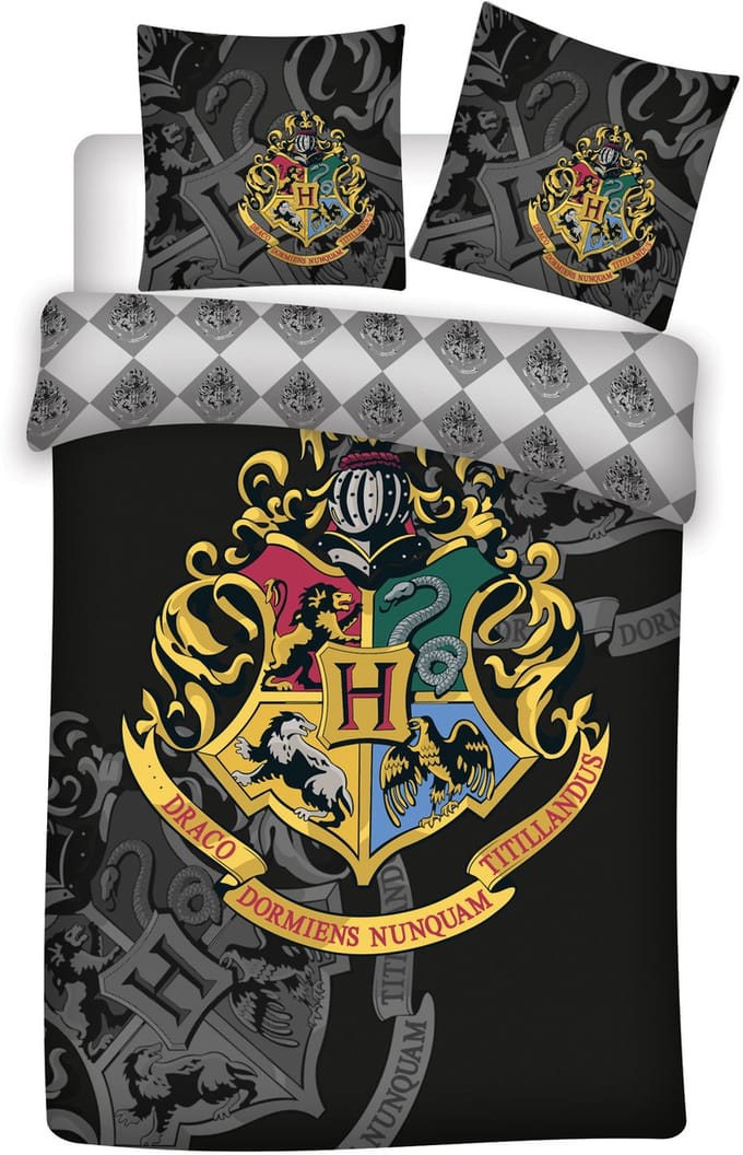 Harry Potter Dekbedovertrek - Eenpersoons - 140 x 200 cm - Polyester