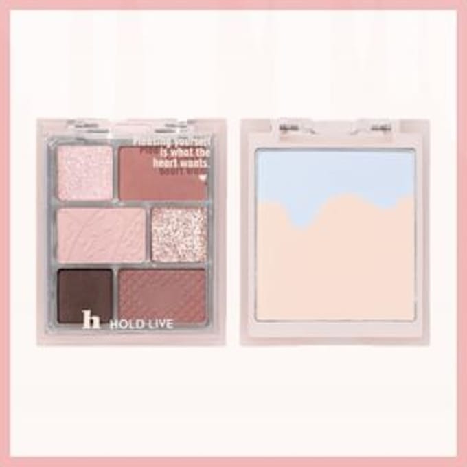 HOLD LIVE - 2 in 1 Eyeshadow & Blusher Palette - H04 #H04 - 7.5g + 8.5g