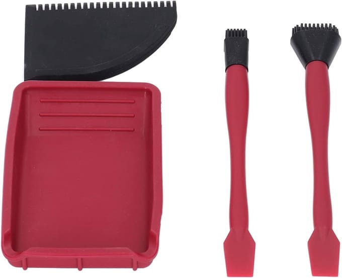 Complete Set Silicone Lijm voor Houtbewerking met Penseel, Tray en Applicator voor Schoolprojecten en Creatieve Klussen