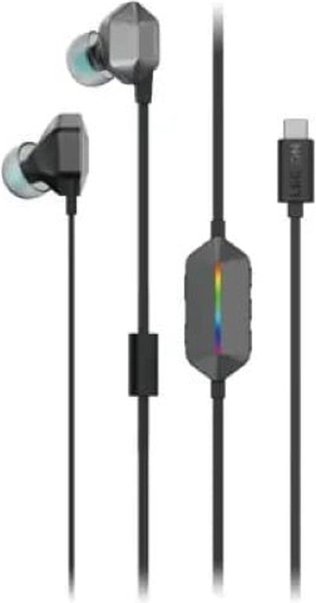 Lenovo LENOVO Legion E510 Gaming Headphones (P) In Ear oordopjes Kabel Grijs Gamen