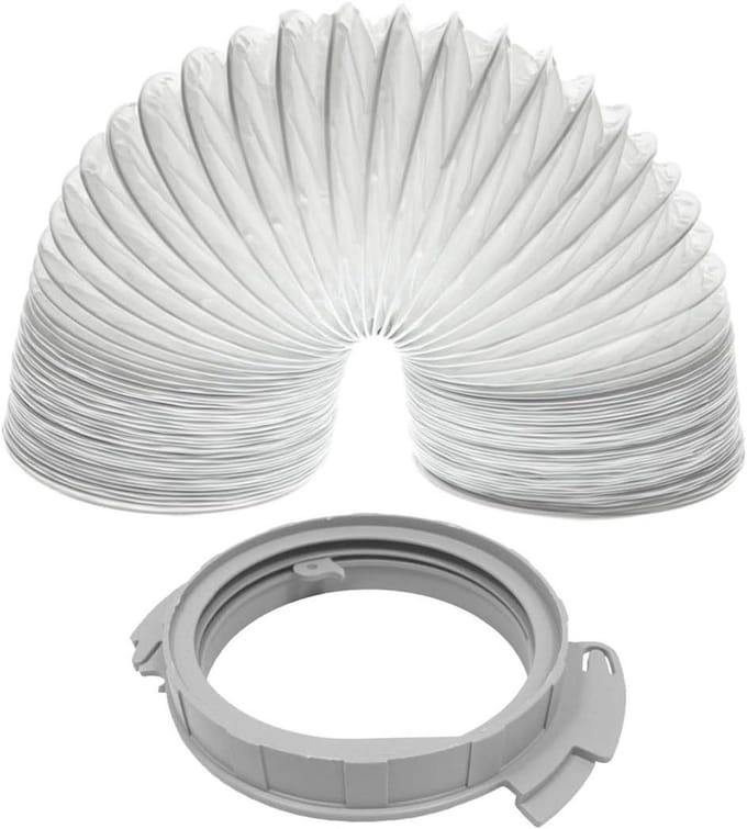 Ventilatieslang - Droger slang - Wasdroger ontluchting - Universele pasvorm - 2 meter - Grijs