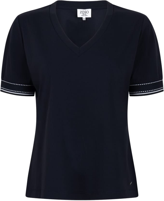 Zoso T-shirt Desiree 261 Night Blue Dames Maat - M