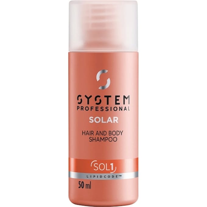 System Professional Lipid Code Solar Haar- & lichaamsshampoo SOL1 Herstelshampoo Dames 100 ml