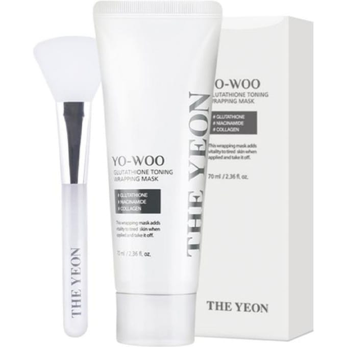 THE YEON Masque Enveloppant Lifting Éclat au Glutathion et Collagène de Renard 70ml white