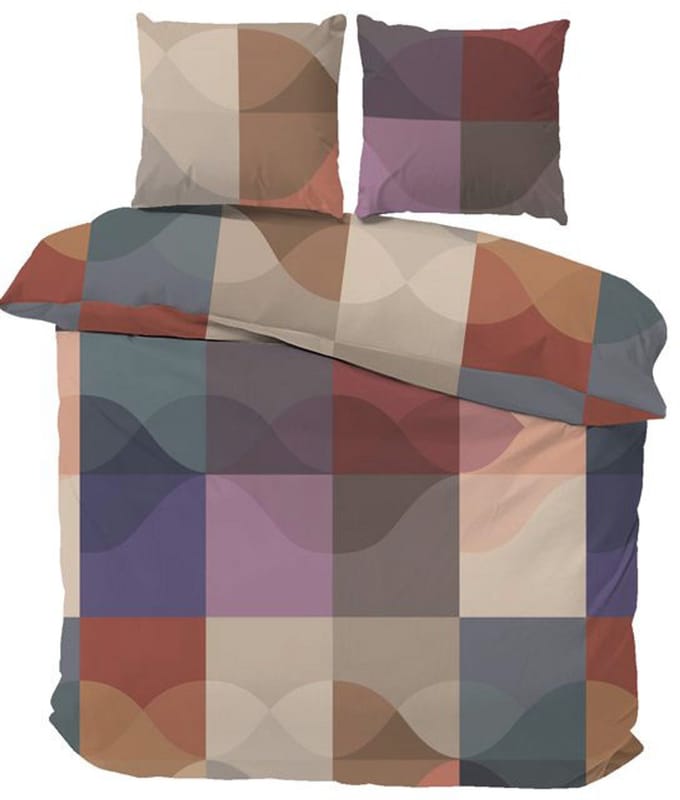 iSleep Dekbedovertrek Danique - Tweepersoons - 200x200/220 cm - Multi