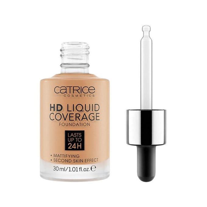 Foundations en Concealers Catrice Vloeibare foundation met HD-dekking