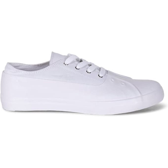 French Connection Alex Rubber Can Eyelet Trainer White Größe: 44 | Trainers Outlet | Herren | Weiß
