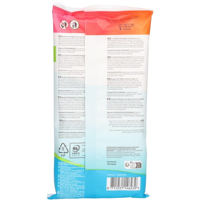 Beaphar Dierendoekjes Universal Hygiene 30st