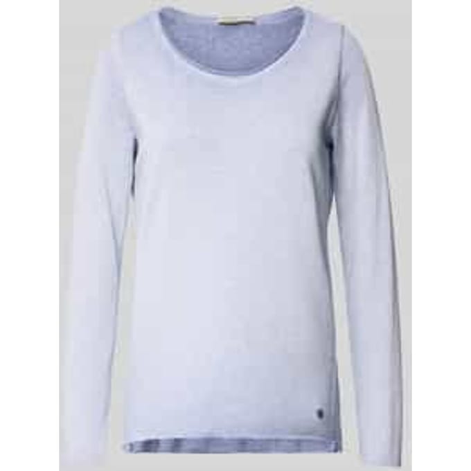 Gebreide pullover met rolzoom