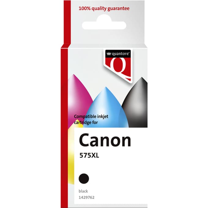 Inktcartridge Quantore alternatief tbv Canon Pg-575XL zwart