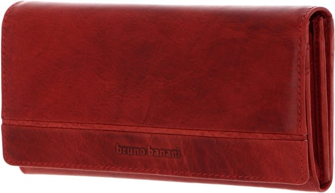 bruno banani Portemonnee Frankfurt Wallet with Flap Red Rood