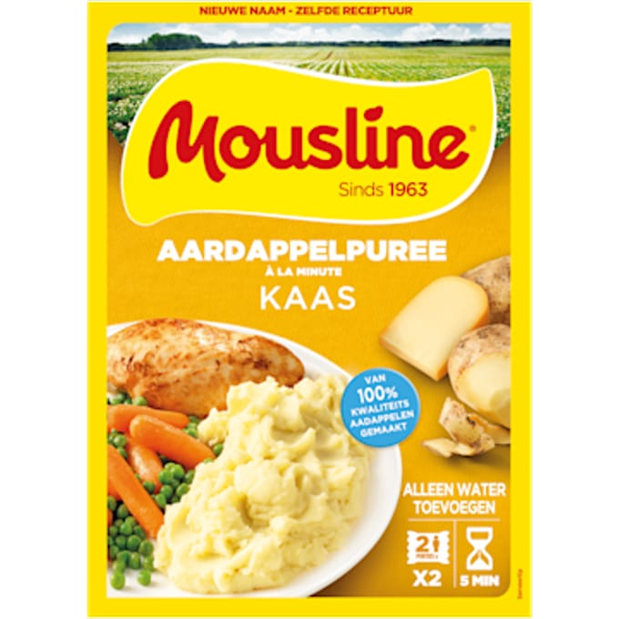Aardappelpuree Kaas
