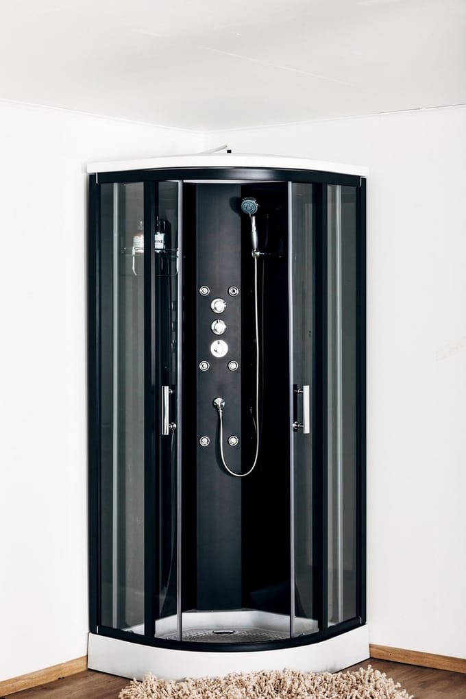 Sanifun complete douchecabine Liv 900 x 900 kitvrij