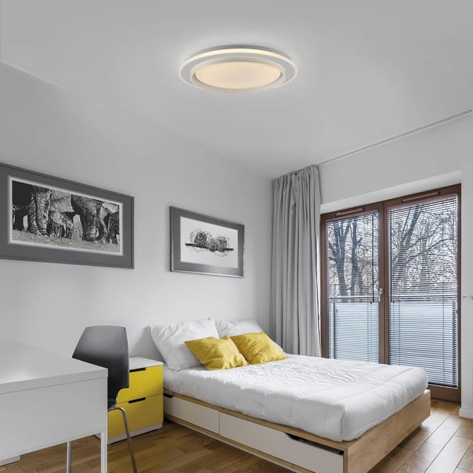 JUST LIGHT. GmbH JUST LIGHT. LED plafondlamp Lago Ø 49,3 cm CCT Afstandsbediening