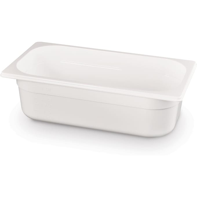 HENDI Gastronormbak – polycarbonaat – 2,5L – wit – 325x176x65 mm