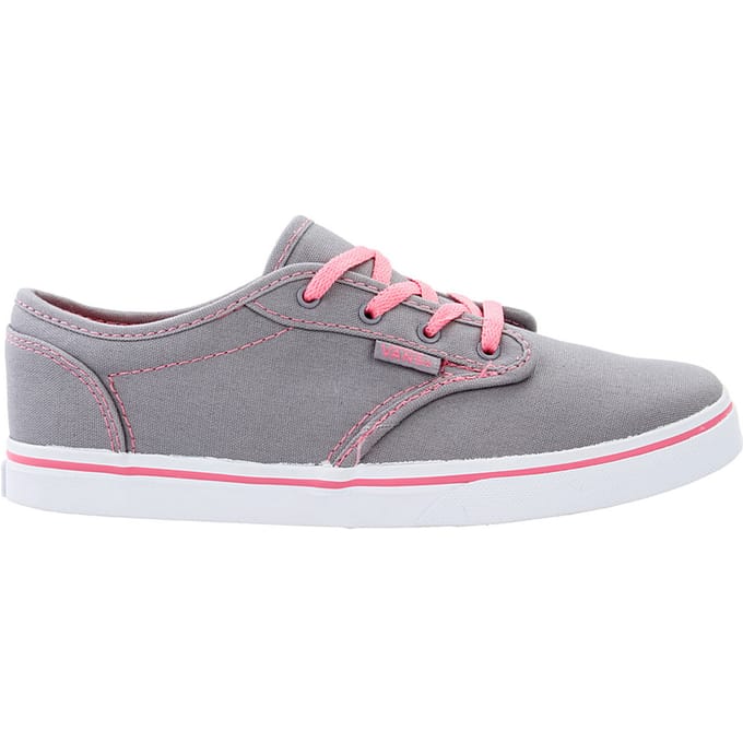 Vans Atwood Low Lace-Up Grijs Canvas Kinderslippers SEGATP