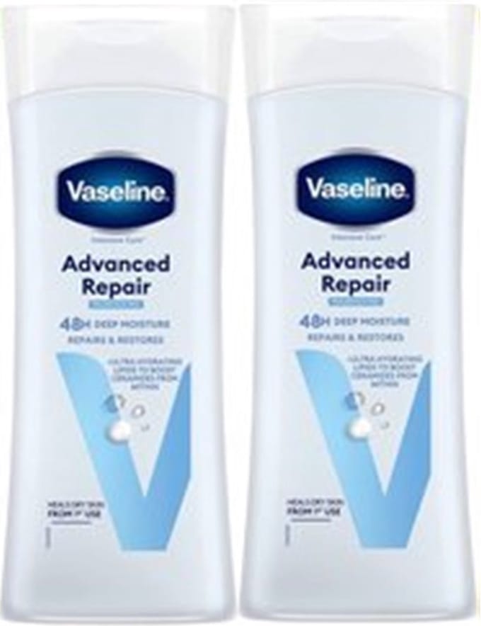 Vaseline Bodylotion Advanced Repair 2 x 200 ml