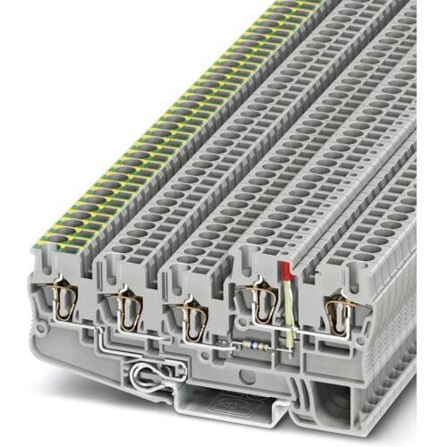 Phoenix Contact 3209183 Installatieklem voor aardleider 5.2 mm Spanveer Grijs 50 stuk(s)