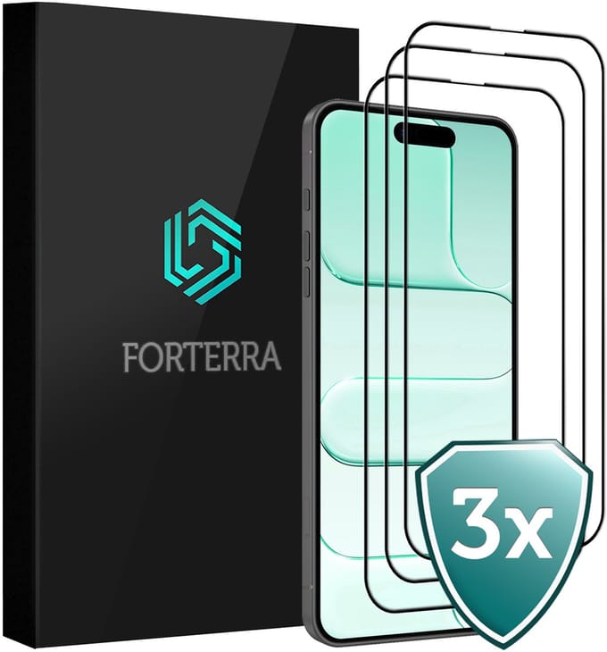 Screenprotector 3 Stuks - Geschikt voor Apple iPhone Air - Full Cover - Beschermglas - Gehard Glas - Tempered Glass - Screen Protector