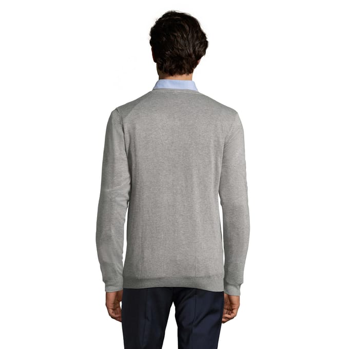 SOLS Heren Glory Sweater Top (Grijze Melange)